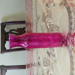 Hot pink vase